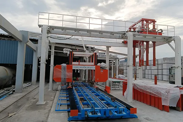 Línea de producción de bloques de hormigón espumado de ceramsita en Zhejiang