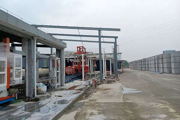 Línea de producción de bloques de hormigón espumado de ceramsita en Zhejiang
