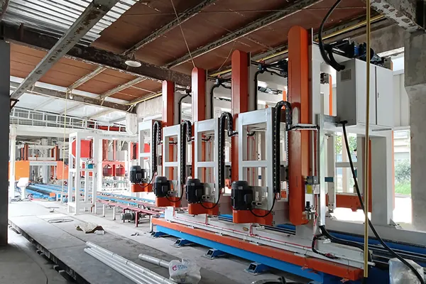 Línea de producción de bloques de hormigón espumado de ceramsita en Zhejiang