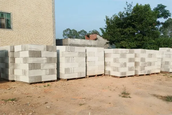 Línea de producción de bloques de HCCA en Changchun, China