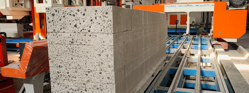Línea de producción de bloques de hormigón espumado de ceramsita