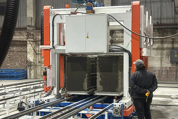 Línea de producción de bloques de hormigón ligero (CLC) y paneles de pared en Mongolia